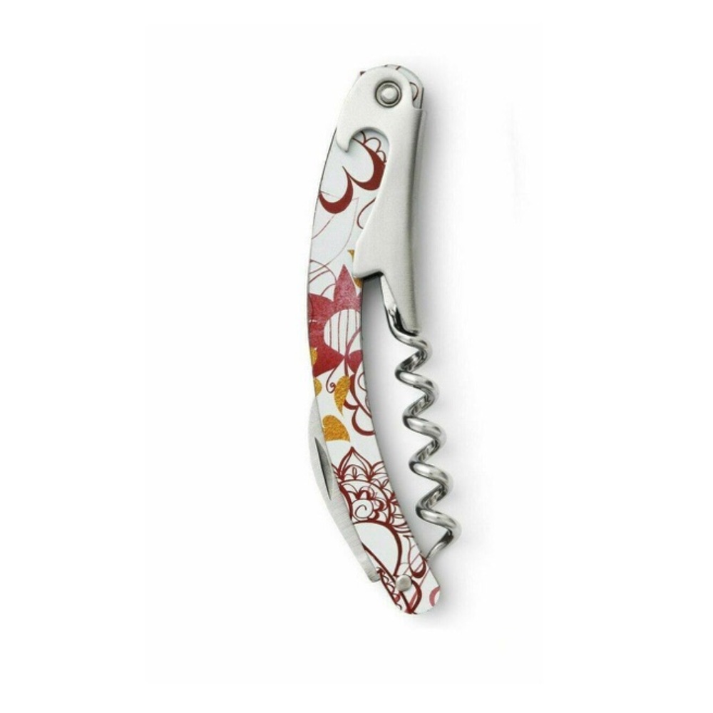 ❤️Demdaco Wine Bottle Opener Handheld Heart Floral Design NEW